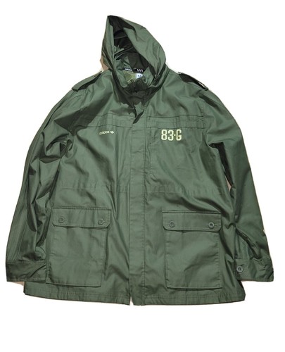 Mens Adidas Field Jacket 2XL Green | eBay