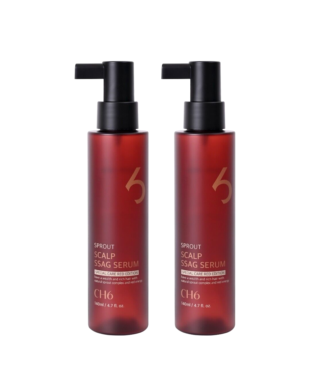 CH6 Scalp SSAC Red Edition Serum 140ml + 140ml Hair Loss