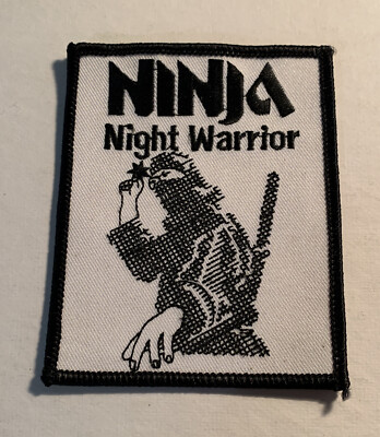 Vintage Ninja Night Warrior Karate Patch