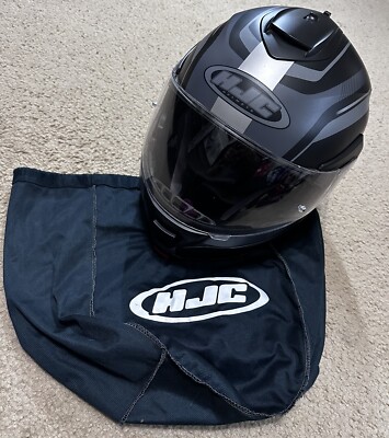 HJC IS-MAX II Helmet Flat Black Modular Helmet W/ Sun Visor & Storage Bag Large