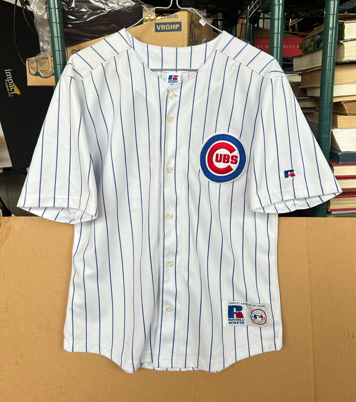 Chicago Cubs Mark Prior Jersey #22 Youth Size Large 14-16 Russell Athletic