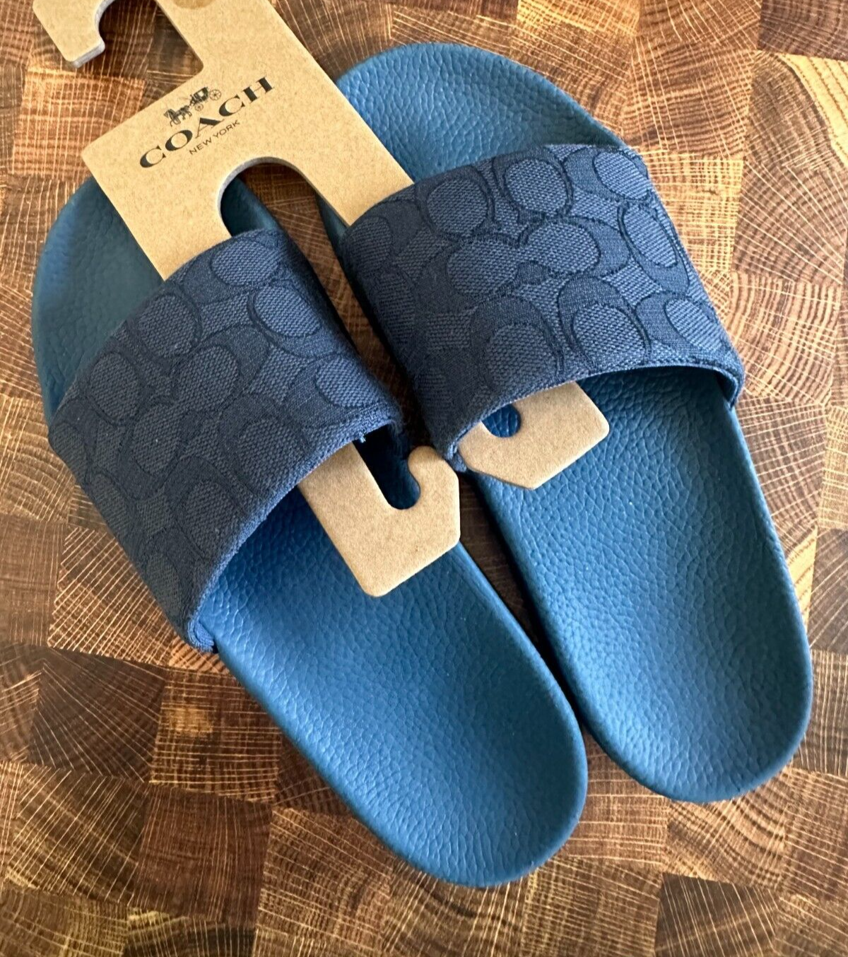 サンダル・ミュール coach Sport Slide In Signature Coach Outlet Two Band Sport Slide In Signature Jacquard