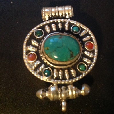 Nepal !!     Pendent         Size :little less than  2''  from top to bottom.
