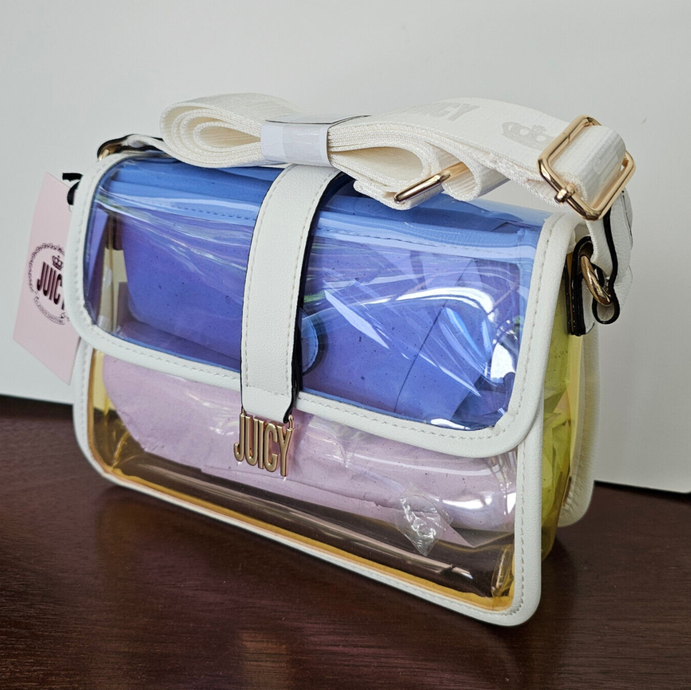Juicy by Juicy Couture Transparent Clear Multicolor Stadium
