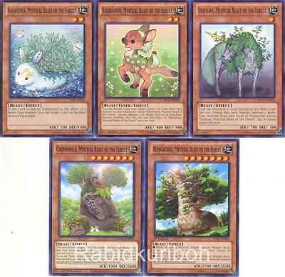 Yugioh Mystical Beast of the Forest Set - Kalantosa