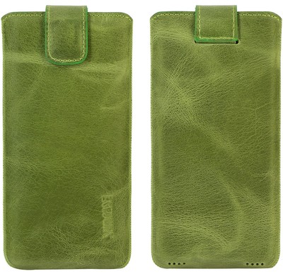 Suncase  Hülle Tasche Echt Leder Handyhülle Case Etui für Doogee X98 Pro