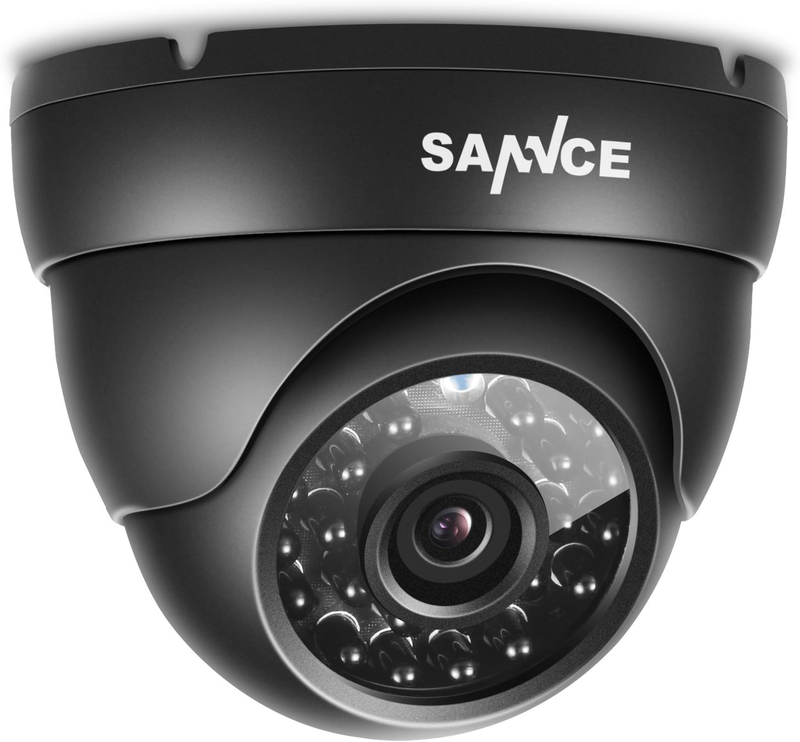 SANNCE 960H Dome Security Camera, 800TVL CCTV Surveillance Camera with 100Ft Ni