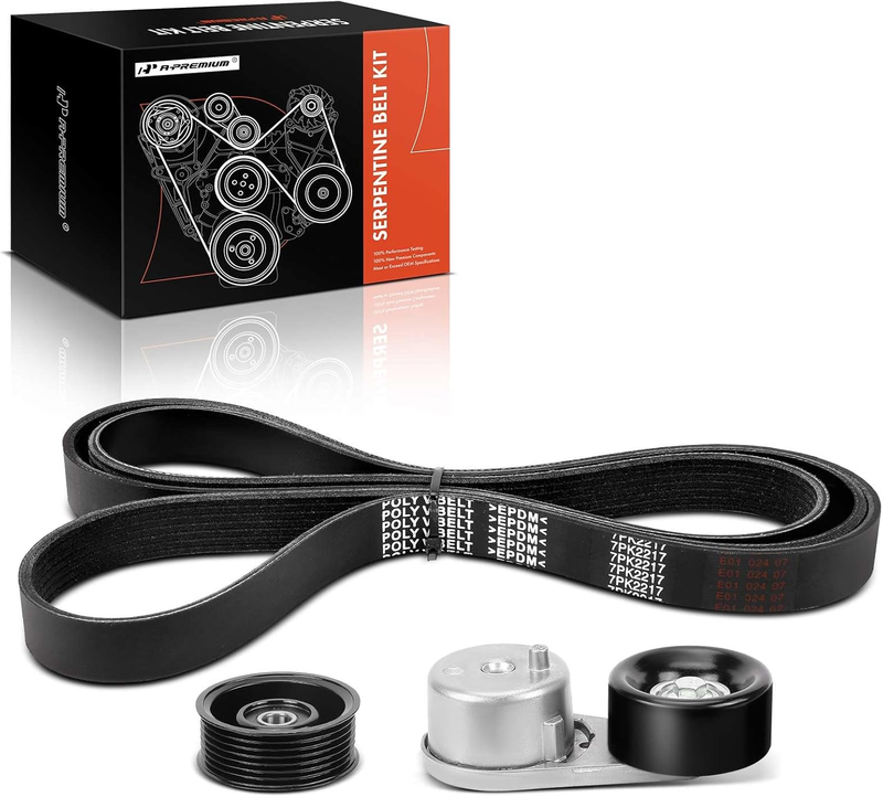 Engine Serpentine Belt Drive Kit for Nissan Frontier 2005-2012 2014-2018