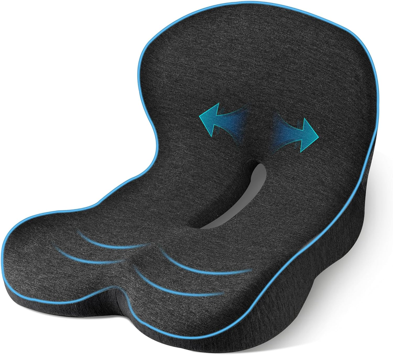 Seat Cushion, Memory Foam Car Cushion with Lumbar Support & Sciatica Relief, Ant