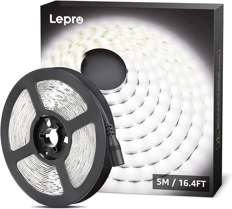 Lepro 12V LED Strip Light, Flexible, SMD 2835, 16.4Ft Tape L