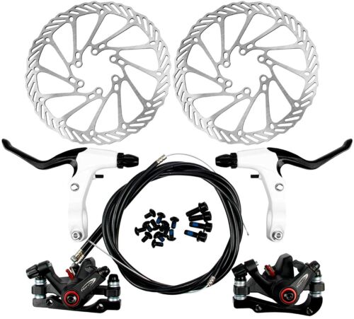 Fahrrad Scheibenbremse Set mechanische Scheibe vorne&hinten MTB Bremsscheibe
