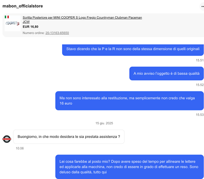 Foto dell'oggetto di un acquirente verificato