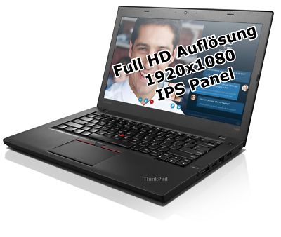 Lenovo ThinkPad T460 i5 6300U 2,3GHz 8GB 256GB SSD 14'' Win 10 Pro IPS 1920x1080