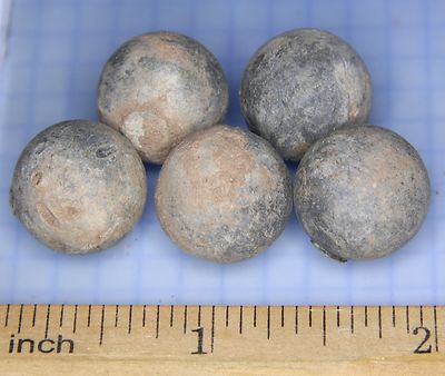 5 x WW1 Original Relic Shrapnel 16 mm // 0.62 inch