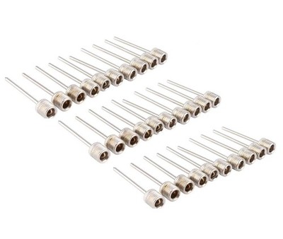 Set di ago a sfera da 30x con aghi di palla da palla da palla da calcio della pompa per pompa a sfera automatica