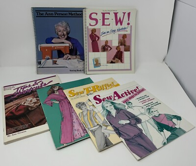 Vintage The Ann Person Method Sewing Book Lot