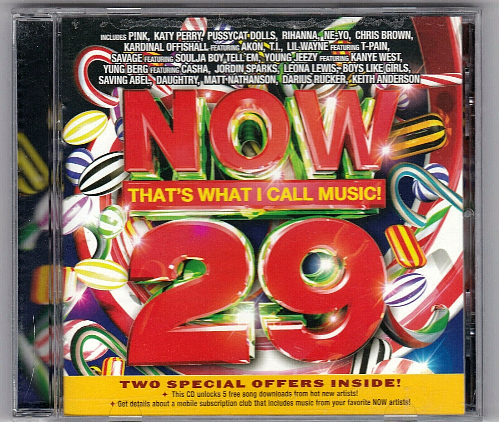 NOW THAT'S WHAT I CALL MUSIC , VOL 29, CD 2008, PINK, DARIUS NOW THAT'S WHAT I CALL MUSIC , VOL 29, CD 2008, PINK, DARIUS