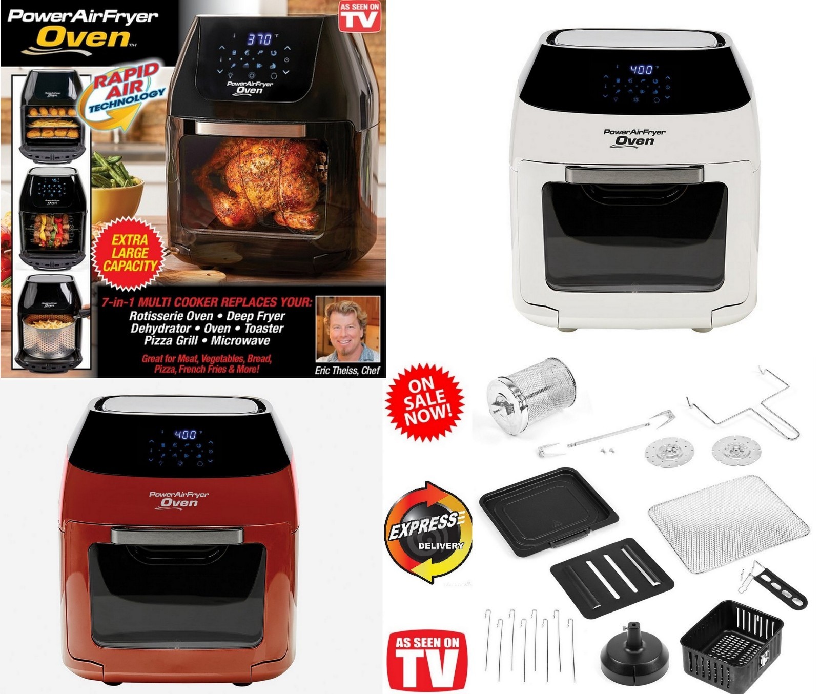 Power AirFryer Oven Plus, 6-Quart, Black