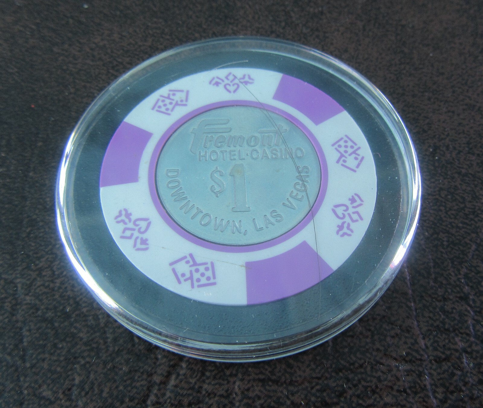 Casino Chip Fremont, Downtown Las Vegas, NV $1