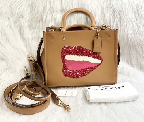 COACH コーチ ローグ25 ハンドバッグ スパンコール トムウェッセルマン Coach X Tom Wesselmann Rogue 25 Handbag CA125 | eBay