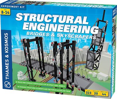 Structural Engineering Bridges & Skyscrapers Thames & Kosmos Experiment Kit
