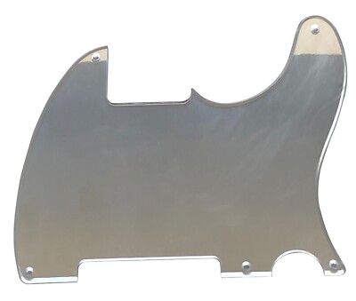 Custom For Fender Esquire Telecaster 5 Hole Blank Guitar Pickguard,Silver Mirror