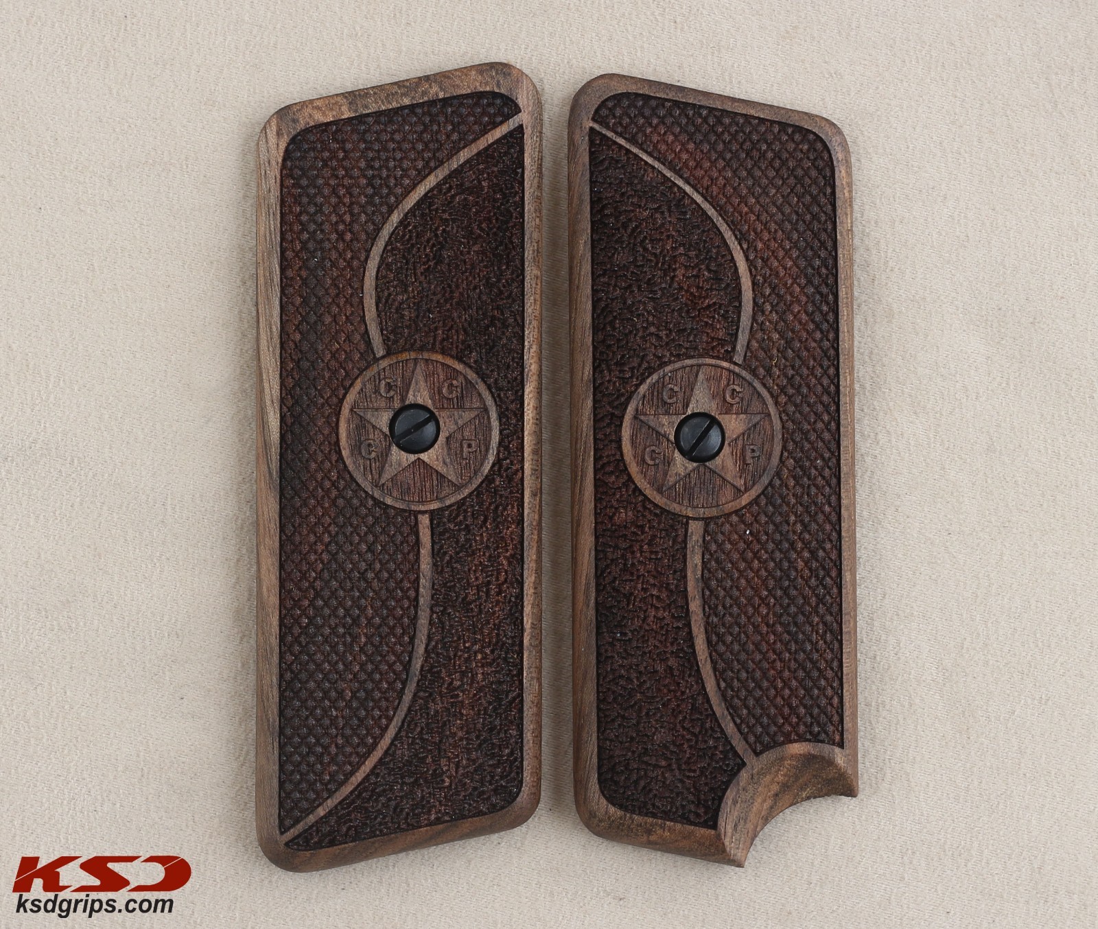 jabber　トカレフ Tokarev TT30 Zastava M57 Long Walnut Grip with Silver