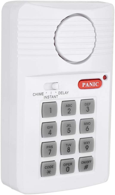 Door Alarm System 3 Settings Security Keypad with Panic Button for Home Office D