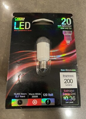 FEIT LED Bayonet Base 20 Watt Replacement BA15d Non-dimmable Warm White 3000K 