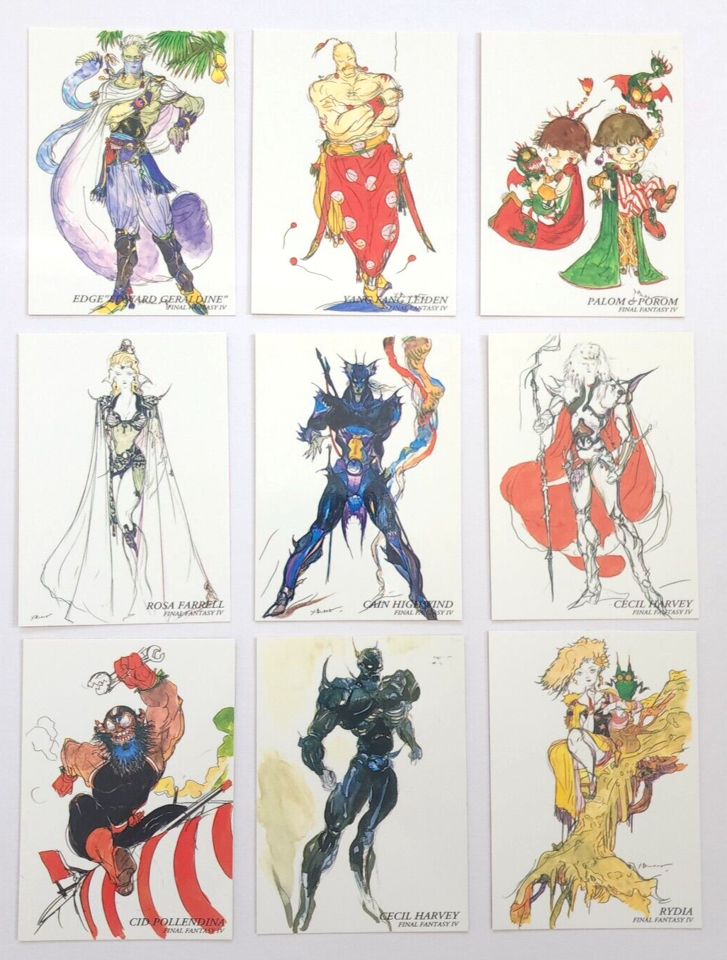 Yoshitaka Amano Final Fantasy Art Museum Limited Cards Set