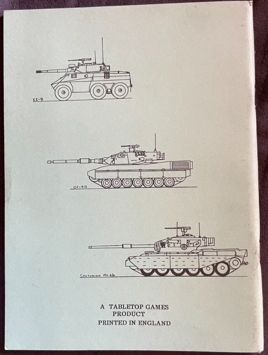 Ultra Modern Army Lists Vol. 2 -Challenger II War game - B. A .Rea-Taylor - 1989