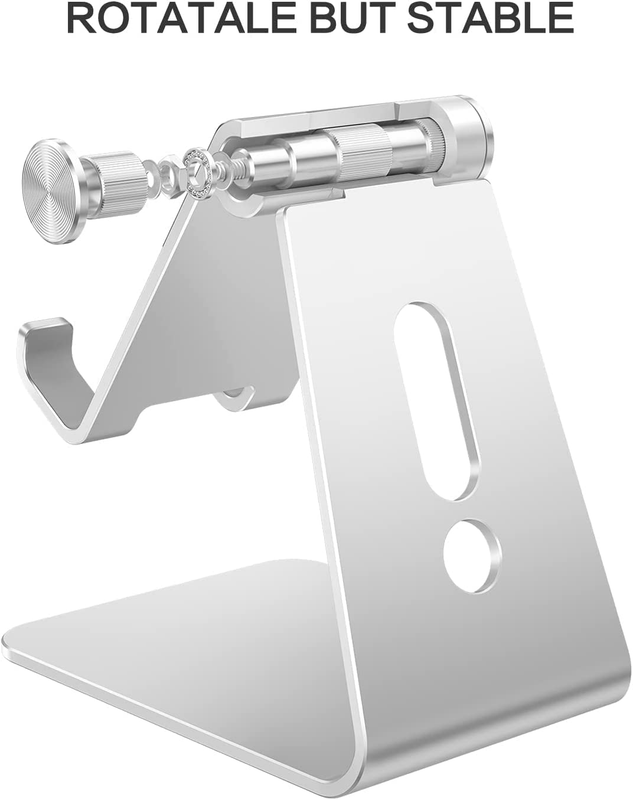 Adjustable Cell Phone Stand,  C2 Aluminum Desktop Phone Holder Dock Compatible w