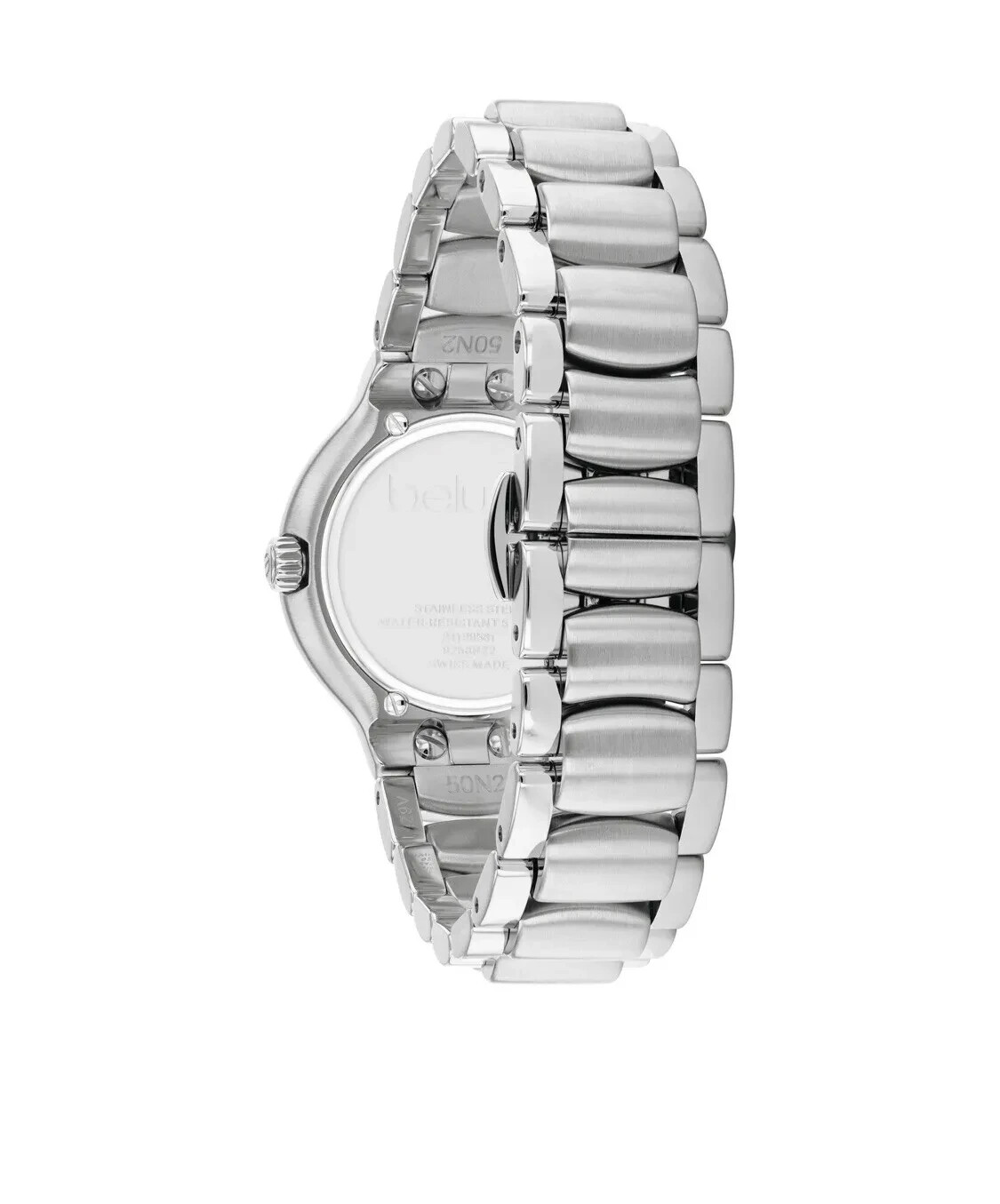 Pre-owned Ebel Women's Beluga Mother Of Pearl With Diamond Markers Swiss Watch 1216038