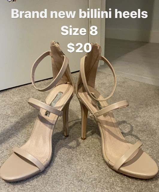 nude heels size 8