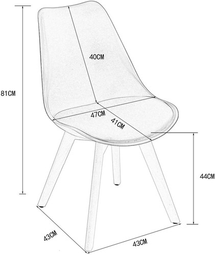 2er set Esszimmerstühle Küchenstühle Wohnzimmerstuhl Design Stuhl