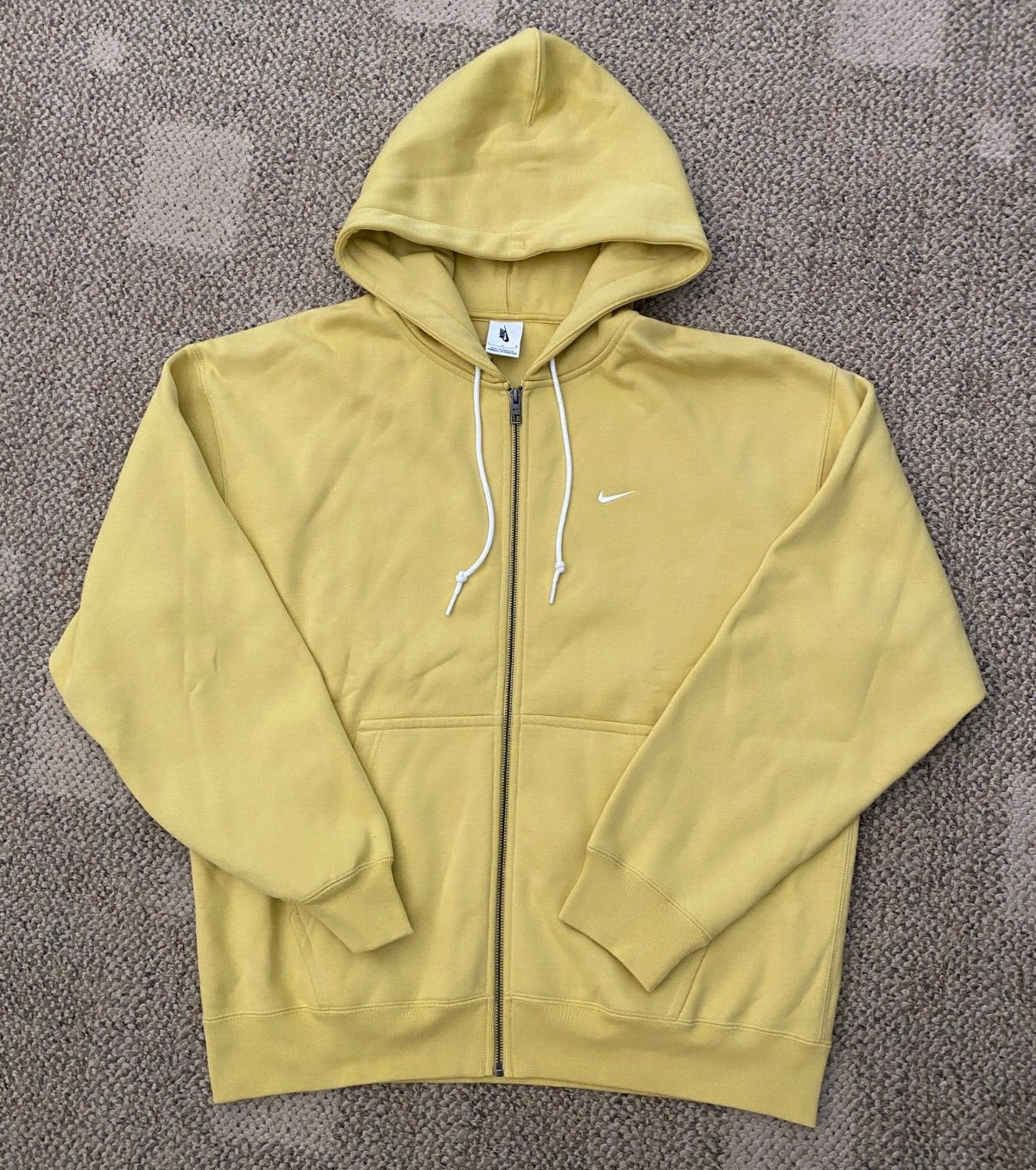 ★Nike★ Solo Swoosh Men's Full Zip Hoodie DR0404-072 Nike Solo Swoosh Men's Full-Zip Hoodie