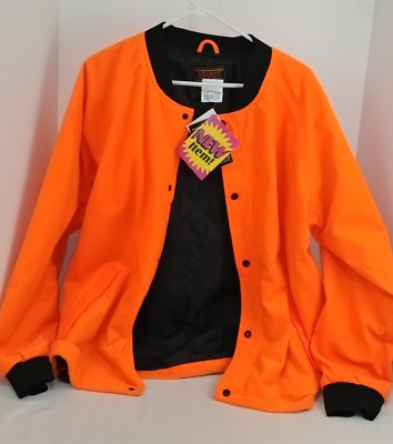 Stearns Medium Jacket Blaze Orange H780 Drywear Lined Snap-Front Hunting Coat