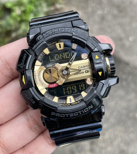 G-SHOCK Bluetooth ブラック/ゴールド GBA-400 Casio G-Shock Bluetooth GBA-400-4AJF G'Mix Series - Shopping