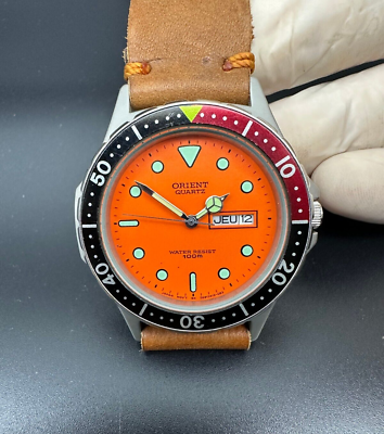 Orient store orange diver