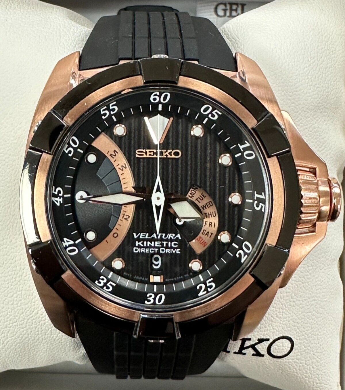 Seiko velatura kinetic drive clearance