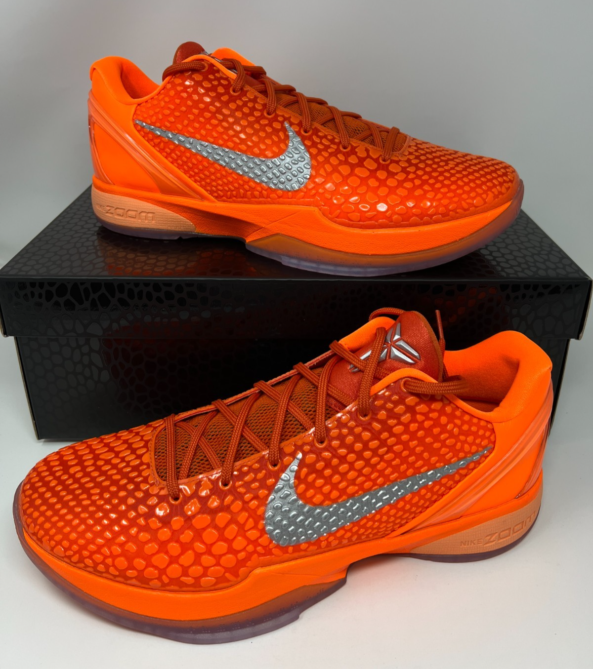 Nike Kobe 6 Protro Total Orange Kobe Bryant Basketball Shoes