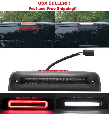 SMOKED LENS LED Third 3rd BRAKE LIGHT for 2009-21 DODGE RAM 1500 w/ FLASH OPTION