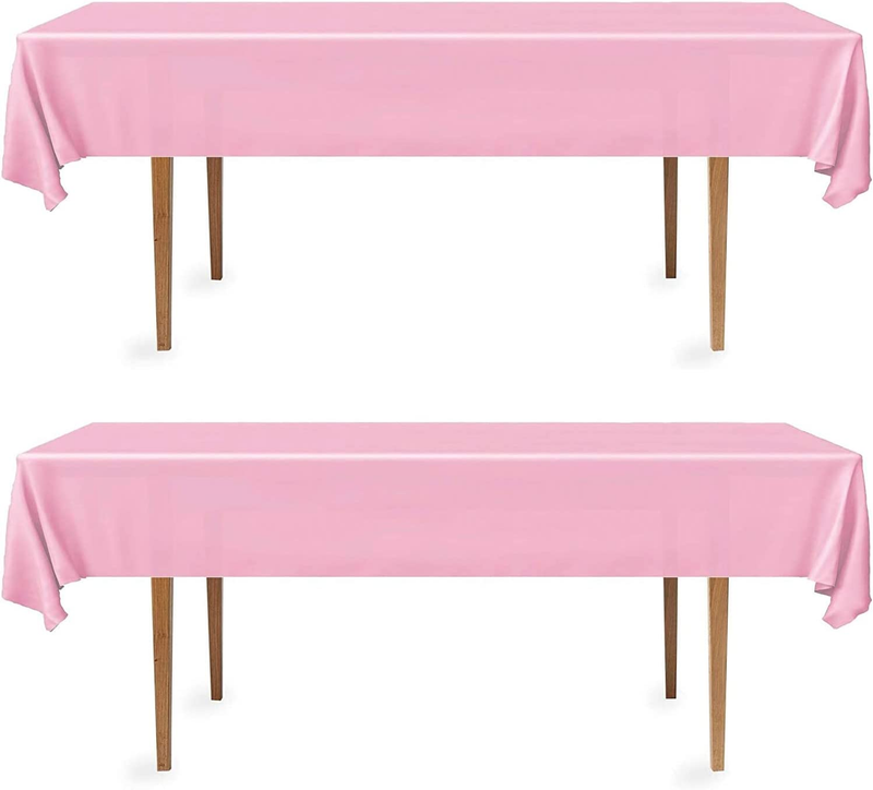 Rectangular Tablecloths BPA Free Plastic 54 X 108 Inch Dining Table Cover