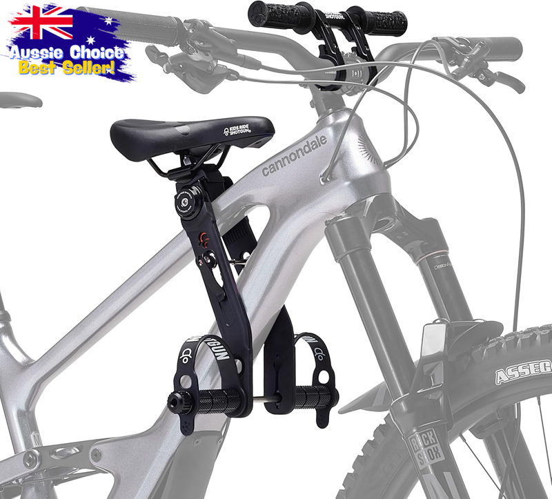 Kids Front Mounted Bike Seat & Handlebar Combo – Ages 2-5, Fits Most Bikes