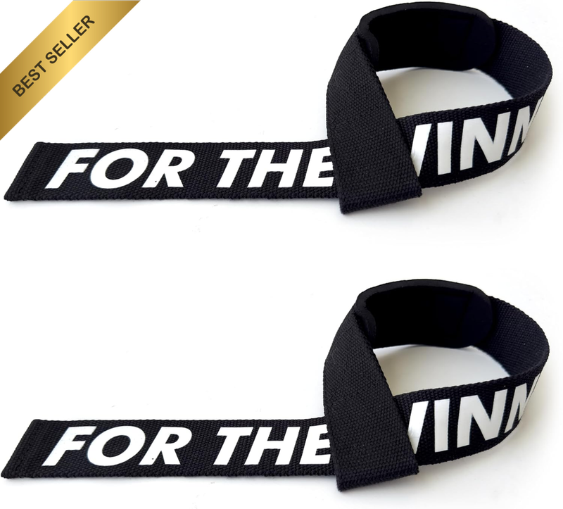 METEOR Advanced Weightlifting Straps with Silicone Grip (Pair), 60Cm Padded Wris