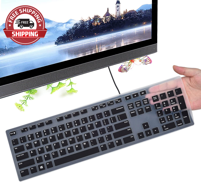 Keyboard Cover for Dell KM636 Wireless Keyboard & Dell KB216