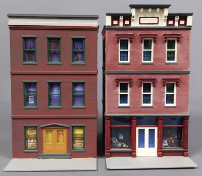 Ameri-Towne O Custom Painted Assorted Layout Buildings: 872, 878 [2] EX