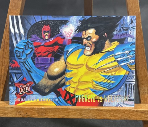 1995 Fleer Ultra X-Men Card #134 GREATEST BATTLES MAGNETO VS