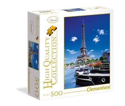 Clementoni - Romantic Promenade - Eiffel Tower in Paris 500 Piece Premium Puzzle
