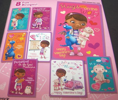 Doc McStuffins Valentine's Day Cards 32 Count Disney
